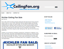 Tablet Screenshot of ceilingfan.org